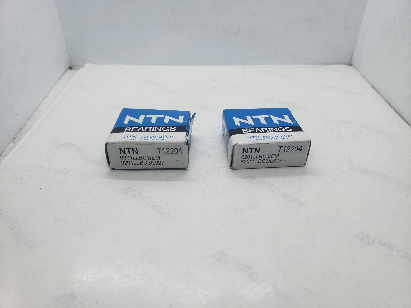 NTN 6201LLBC3/EM DEEP GROOVE BALL BEARING, LOT OF 2, NIB