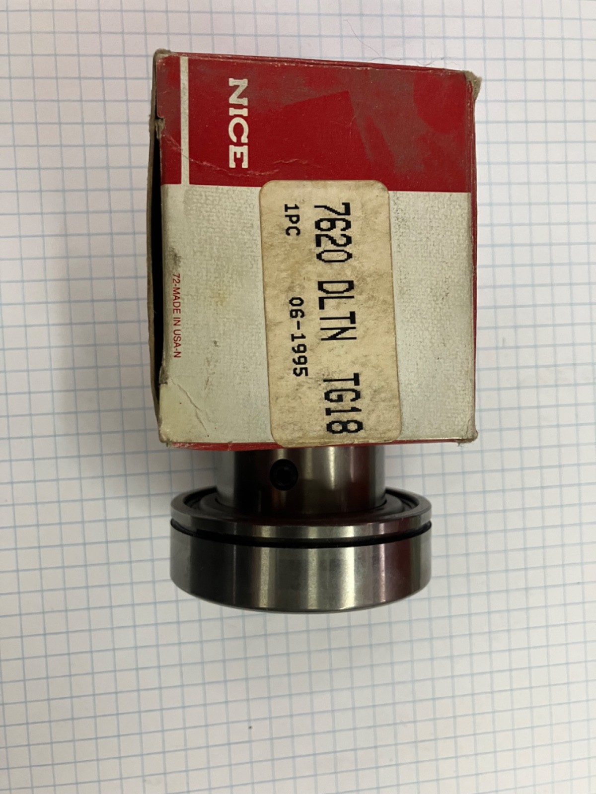 NEW OPEN BOX- NICE 7620 DLTN TG18 Radial Bearing 1-1/4″ Bore