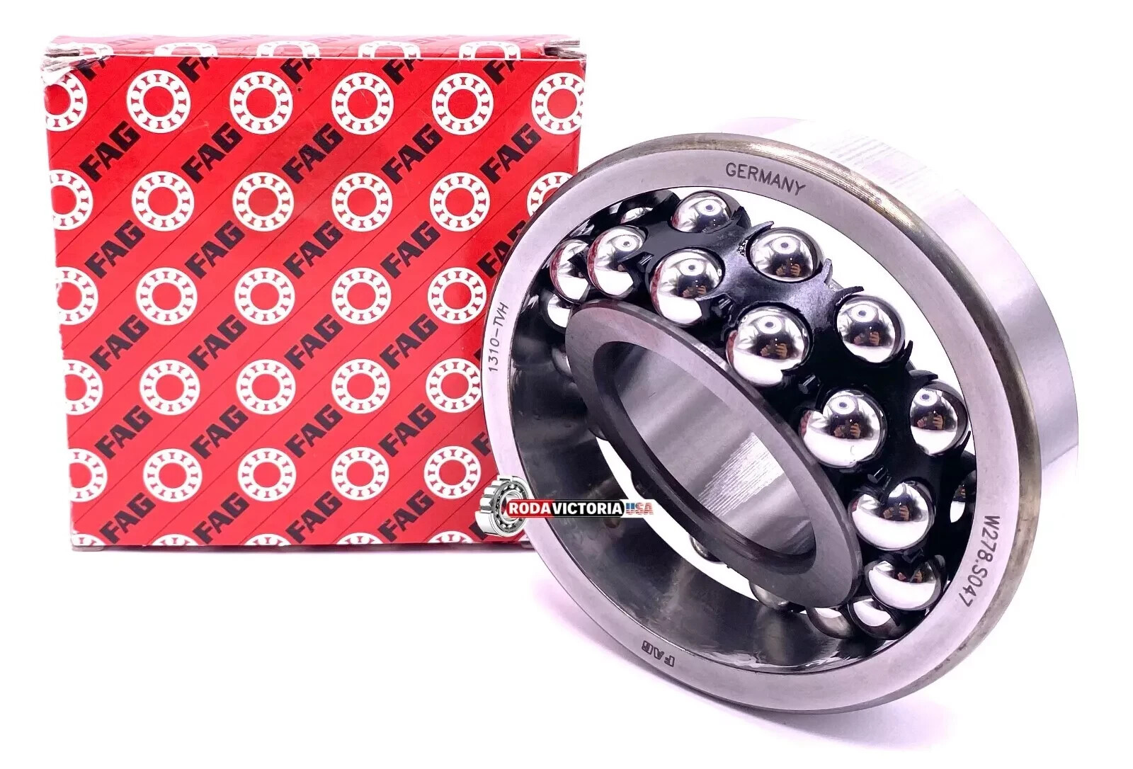 FAG 1310 K TVH C3 Self-aligning Ball Bearing 50x110x27 mm