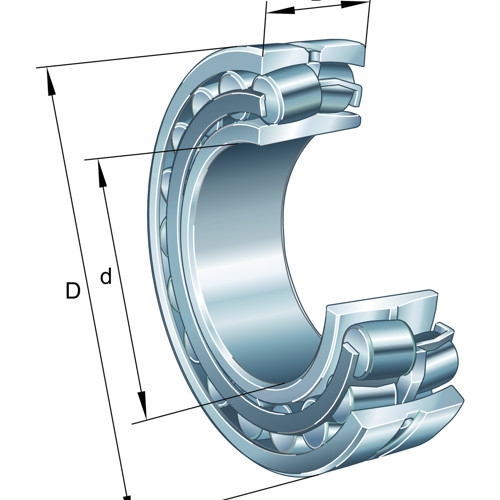 21318-E1-XL-K FAG/Schaeffler Technologies 90 x 190 x 43 mm SPHERICAL ROLLER
