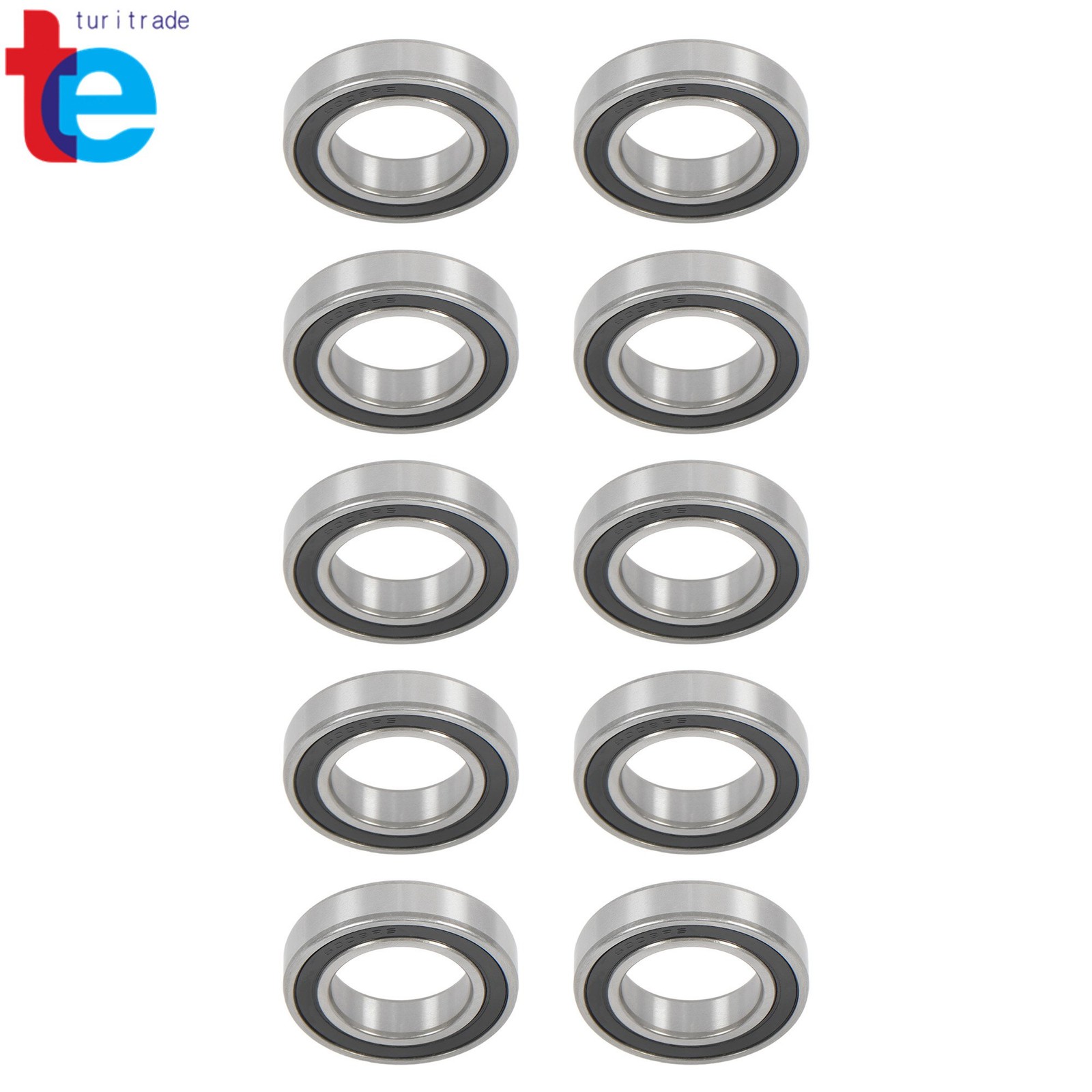 10pcs 6008-2RS Sealed Ball Bearings 40mm x68mm x15mm Industrial