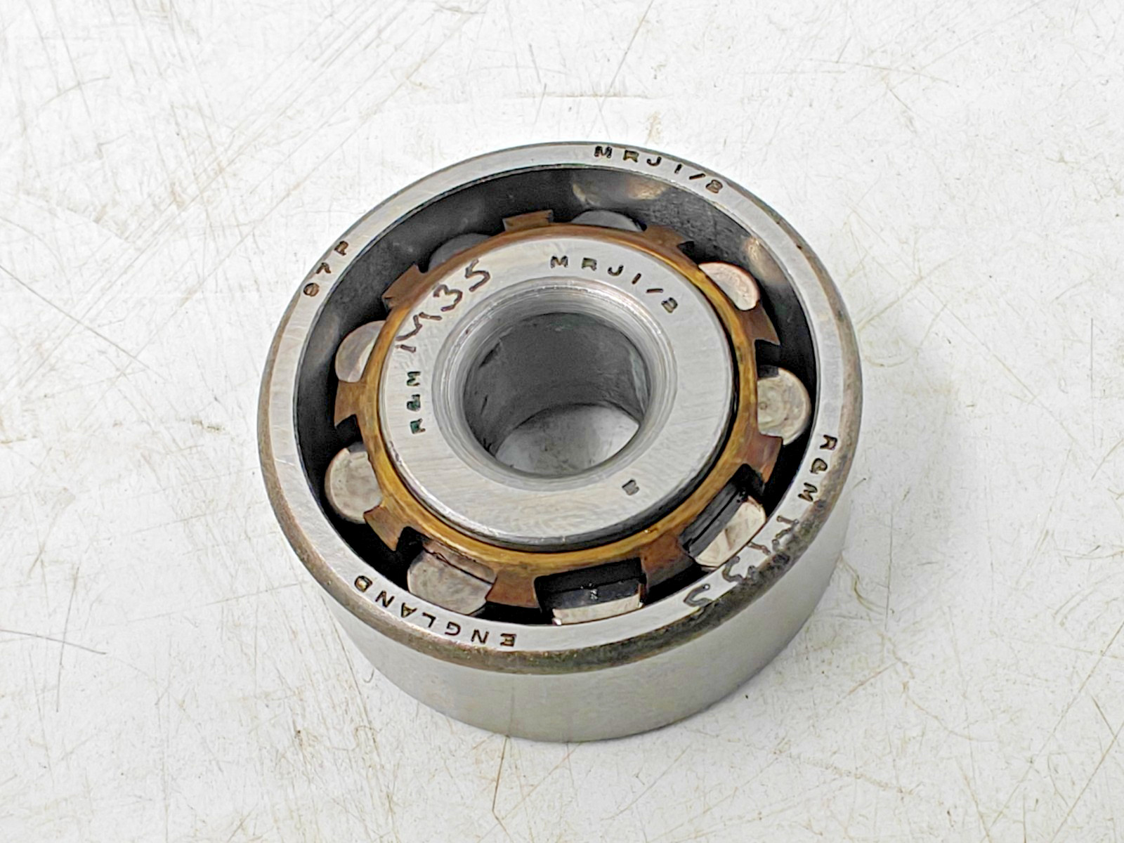 MRJ 1/2 R&M Cylindrical Roller Bearing MRJ 1/2 x 1-5/8 x 5/8 in RMS 5 / CRM 4