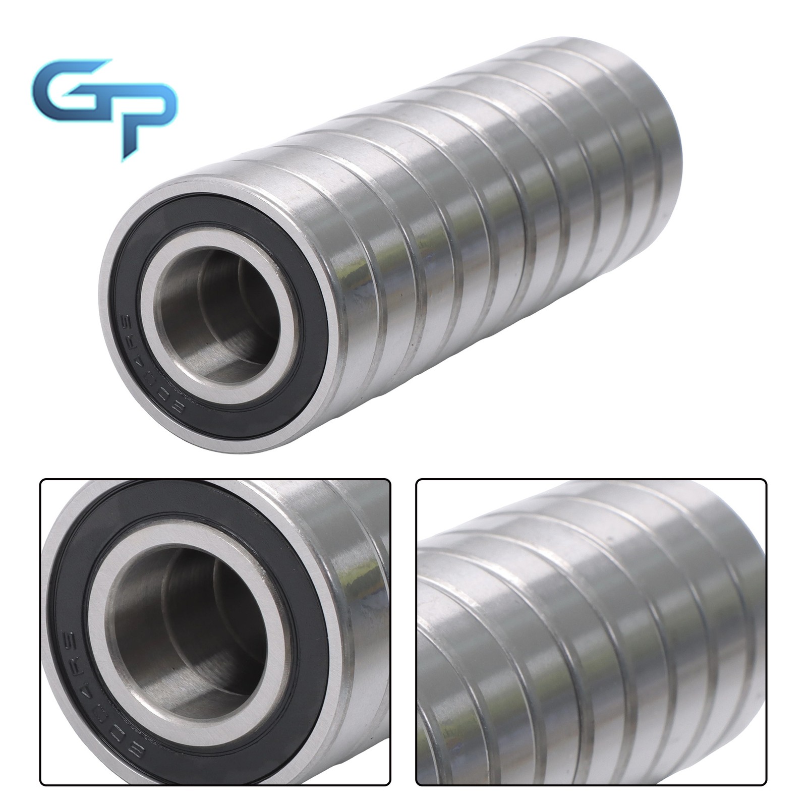 10 Count 6004-2RS C3 Premium Rubber Sealed Ball Bearing 20x42x12mm Precision