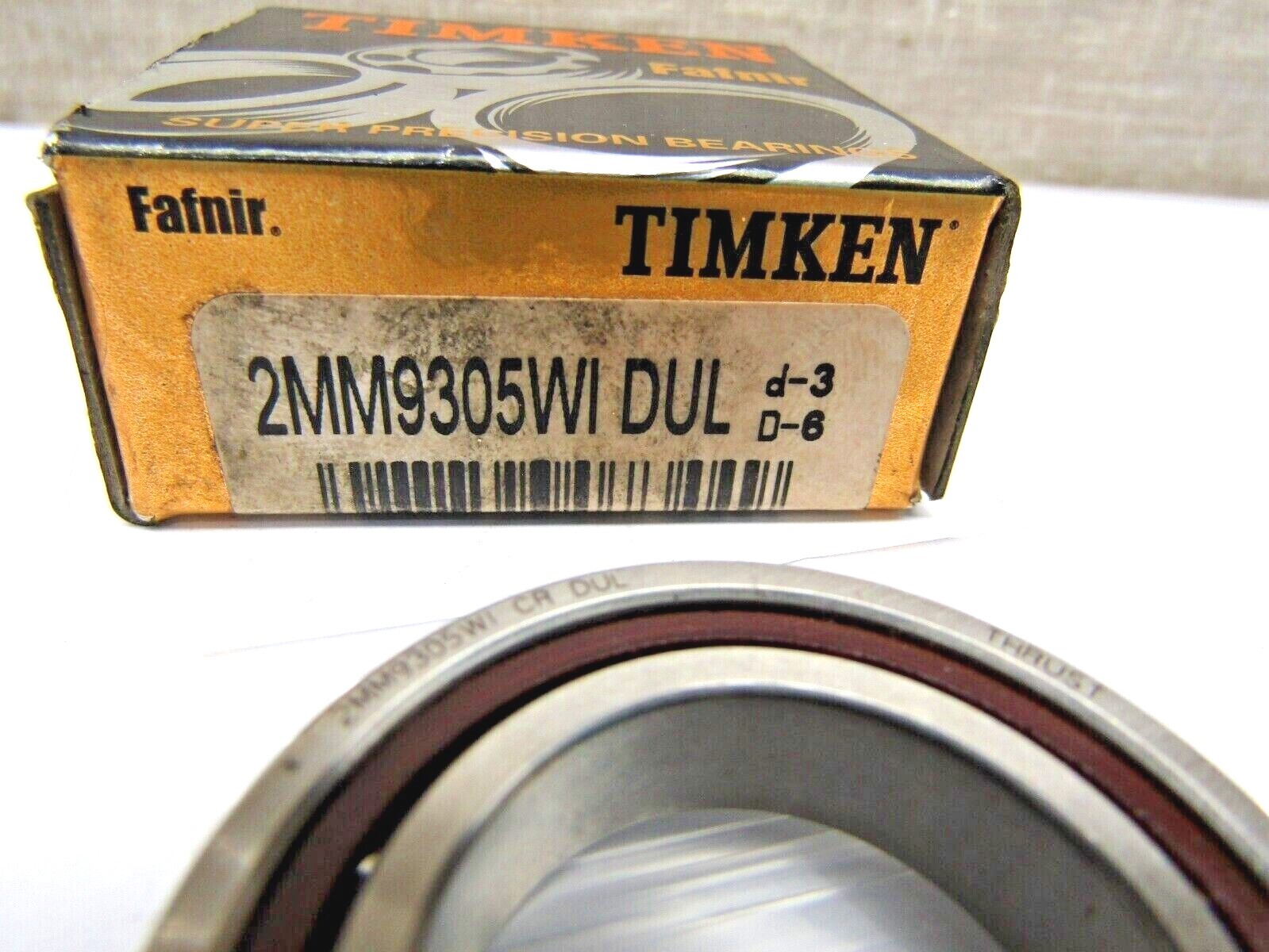 Timken 2MM9305WI DUL Precision Angular Contact Bearing Single Bearing