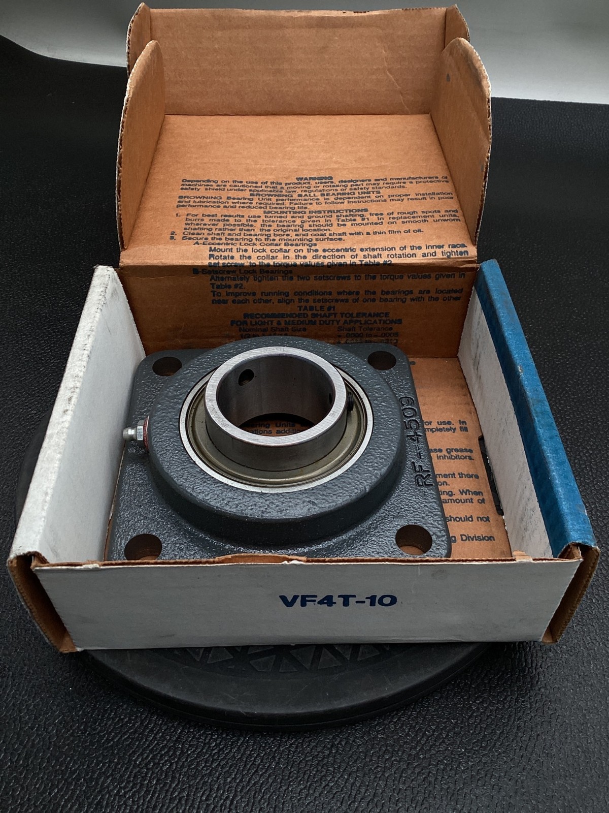 BROWNING VF4S-131 4-Bolt Flange Bearing Unit 1-15/16″ Bore NEW