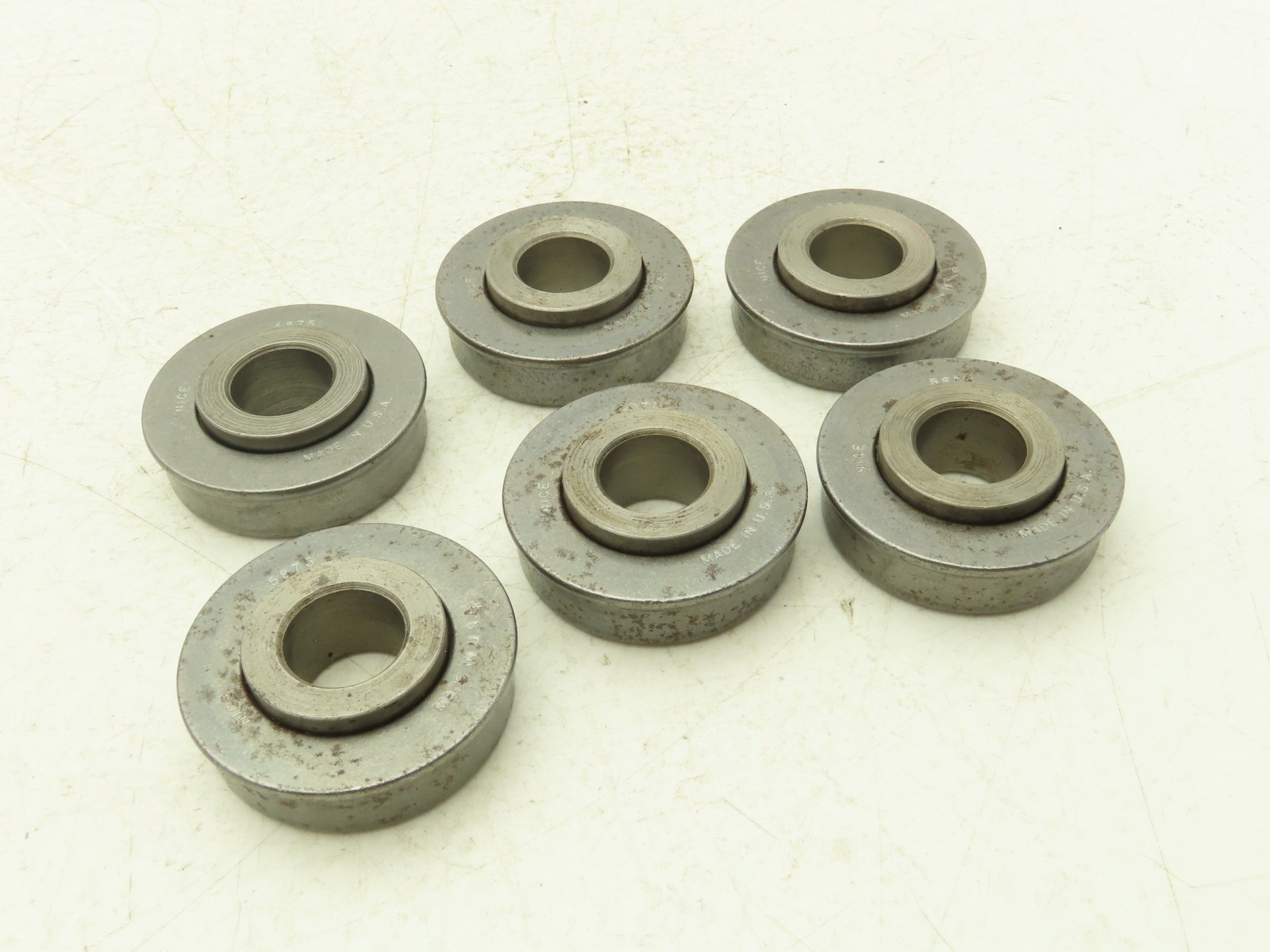 Nice 5875 Flanged Ball Bearing Open .750″ Bore x 2.0″ OD x .718″ Width Lot of 6