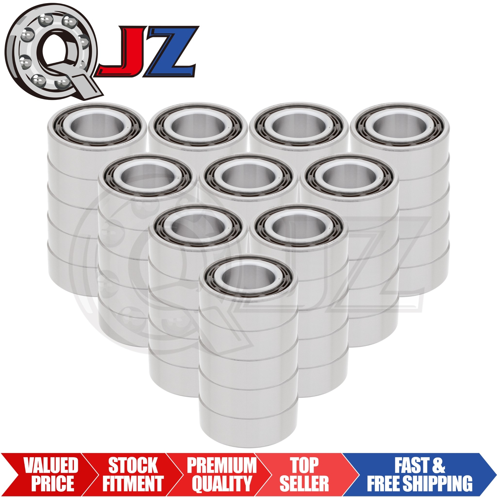 [Qty.50] 3209 New Angular Contact Ball Bearing [40mm Bore x 80mm OD x 30.2mm W]