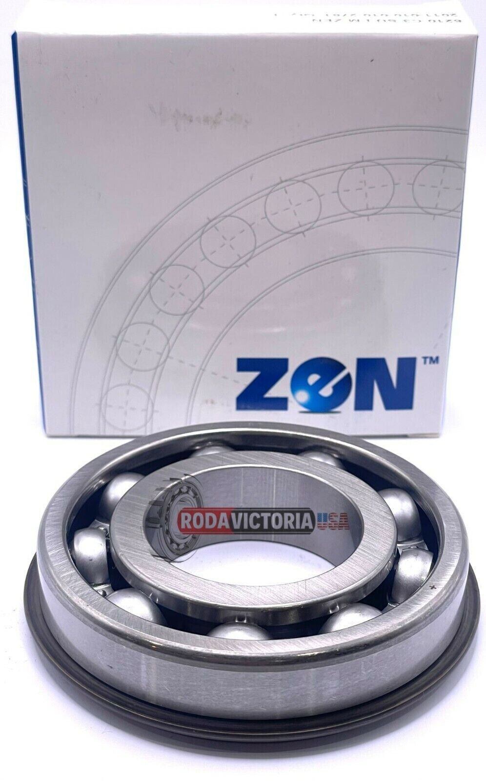 ZEN 6208 NR OPEN, NO SEALS Deep Groove Ball Bearings 40x80X18mm.
