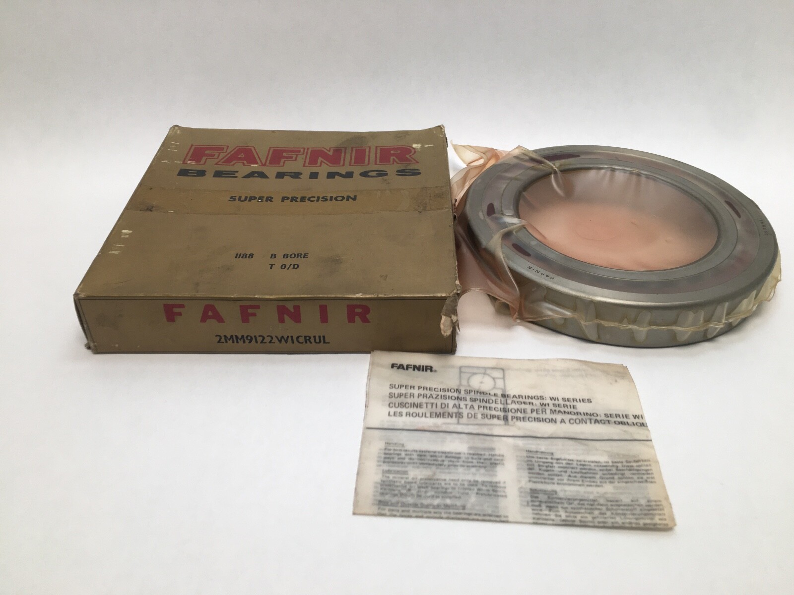 Fafnir 2MM9122WICRSUL Bearing 110x170x28mm 2MM-9122-WI-CR-UL 7022 USA