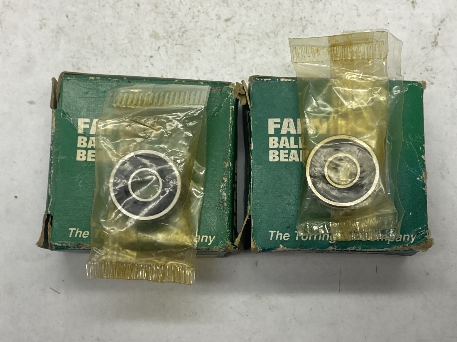 (2) NEW Fafnir 8mm x 22mm x 7mm Radial/Deep Groove Ball Bearing 38PP2