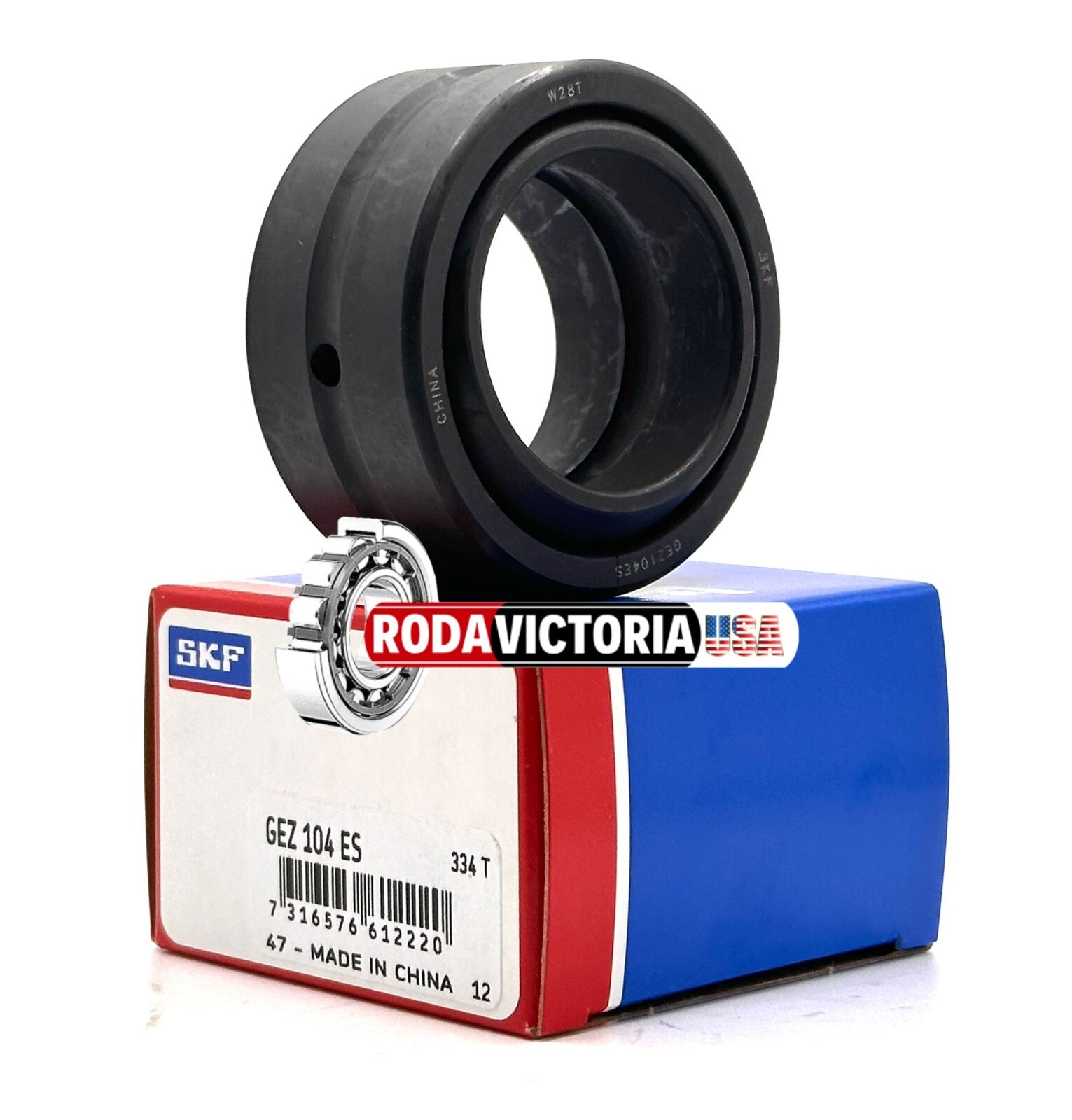 SKF GEZ104 ES RADIAL SPHERICAL PLAIN BEARING 1 1/4″ x 2″ x 15/16″
