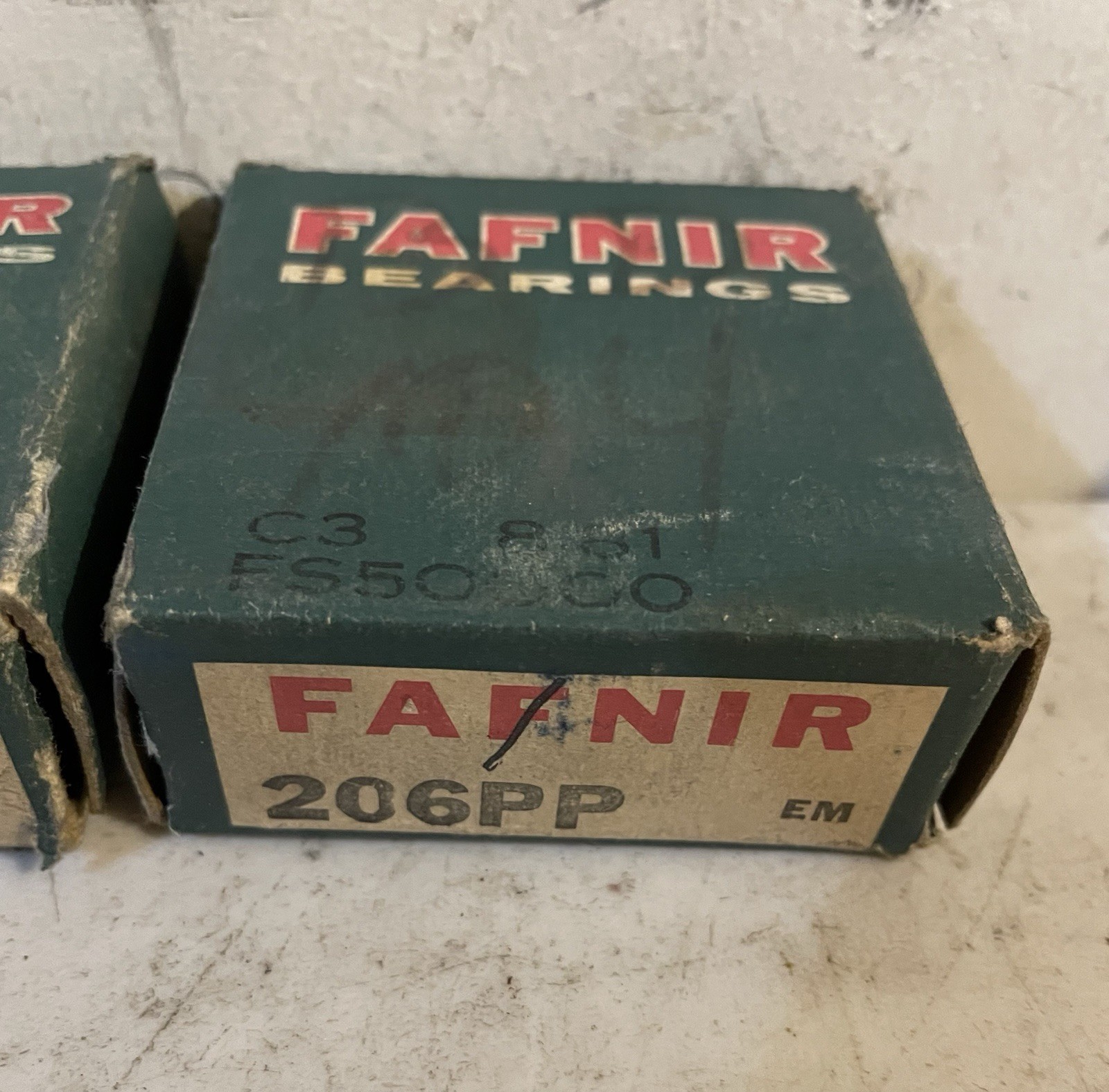 Lot Of 3! Fafnir 206PP 30mm X 62mm X 16 mm Sealed Bearing
