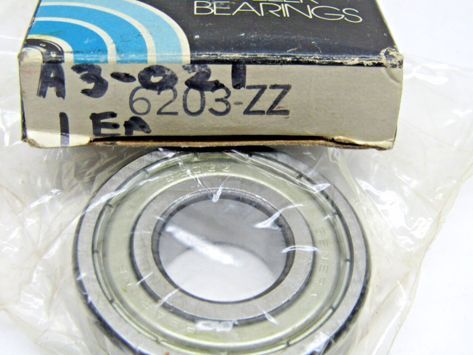 General Bearing 6203-ZZ 17mm X 40mm X 12 mm Metal Shielded Bearing