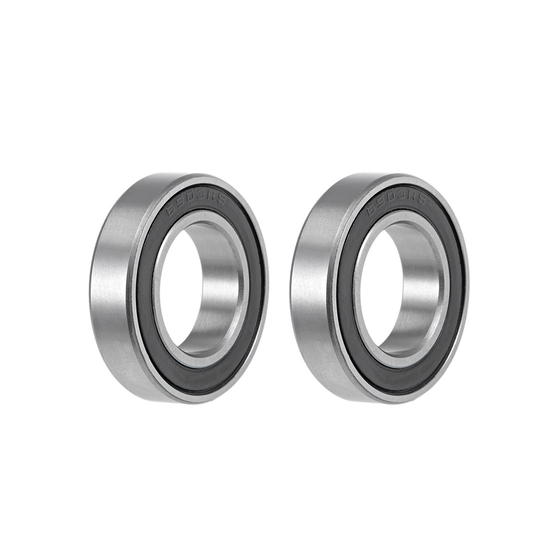 6903-2RS Ball Bearings 17x30x7mm Double Sealed Chrome Steel Z2 ABEC1 2pcs