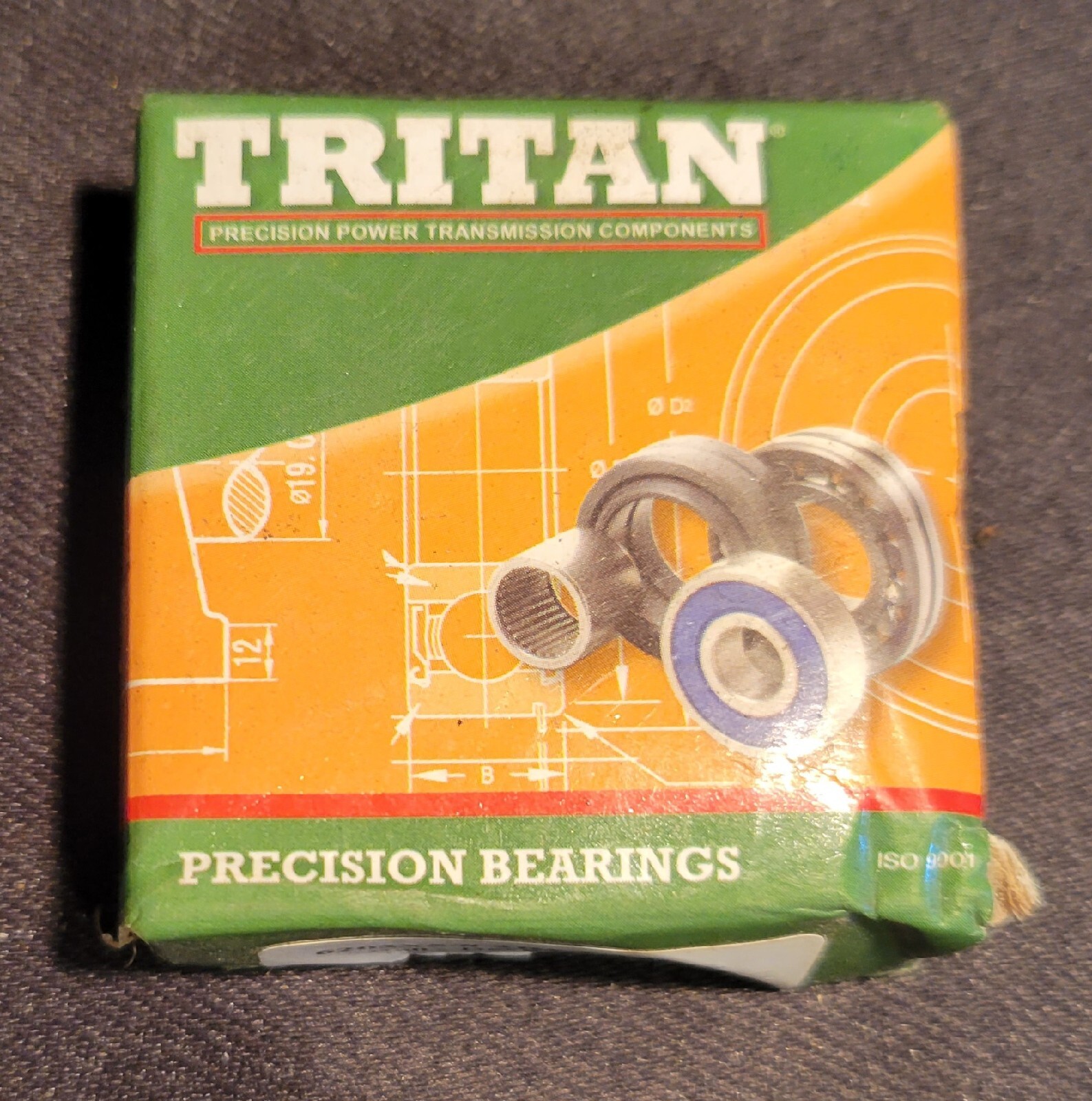 Tritan Precision Bearings 6203×5/8 2RS/C3 PRX, Open Box