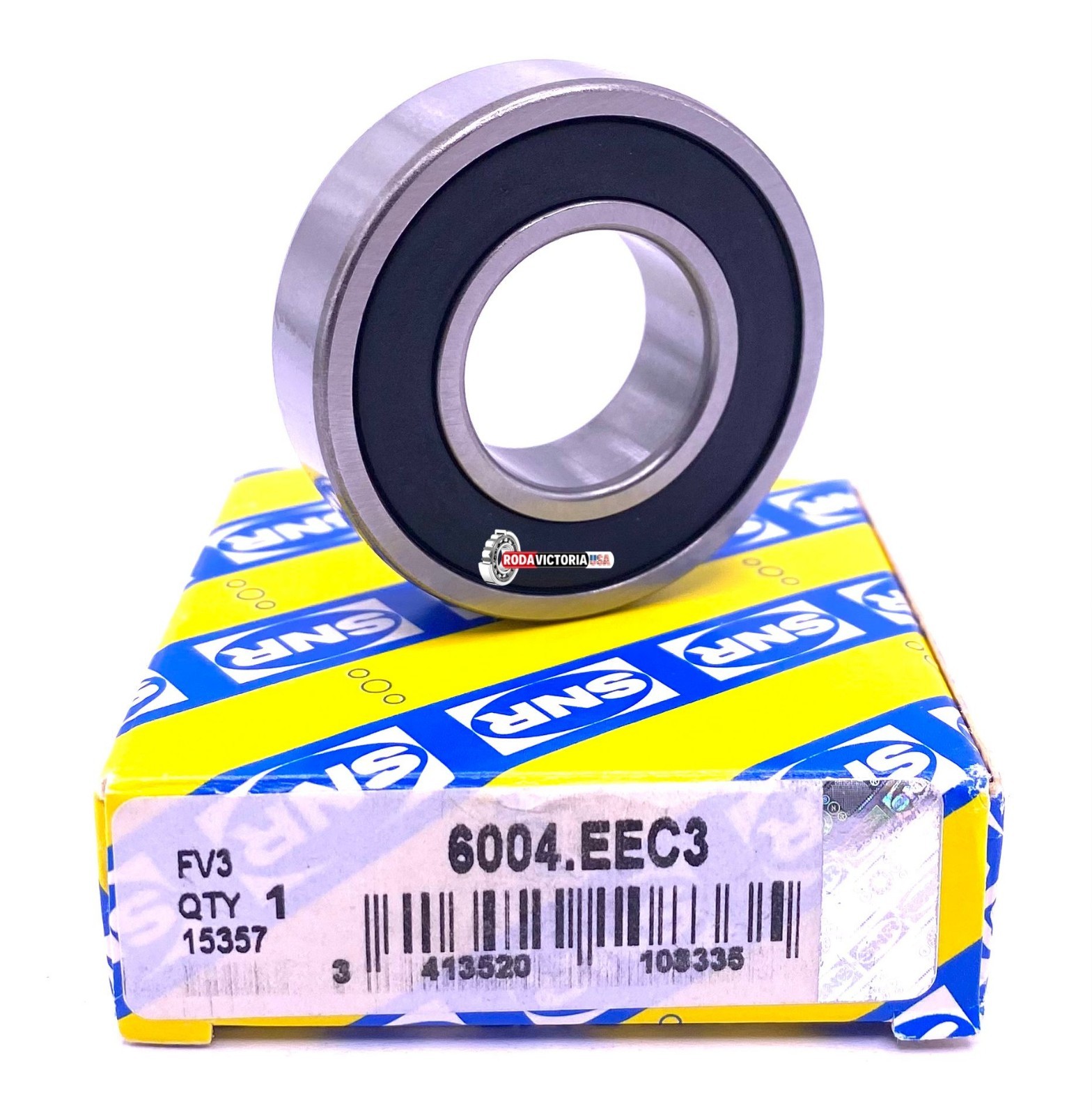 SNR/NTN 6004 EE C3 Deep Groove Ball Bearing, Rubber Sealed 6004 LLU 20x42x12 mm