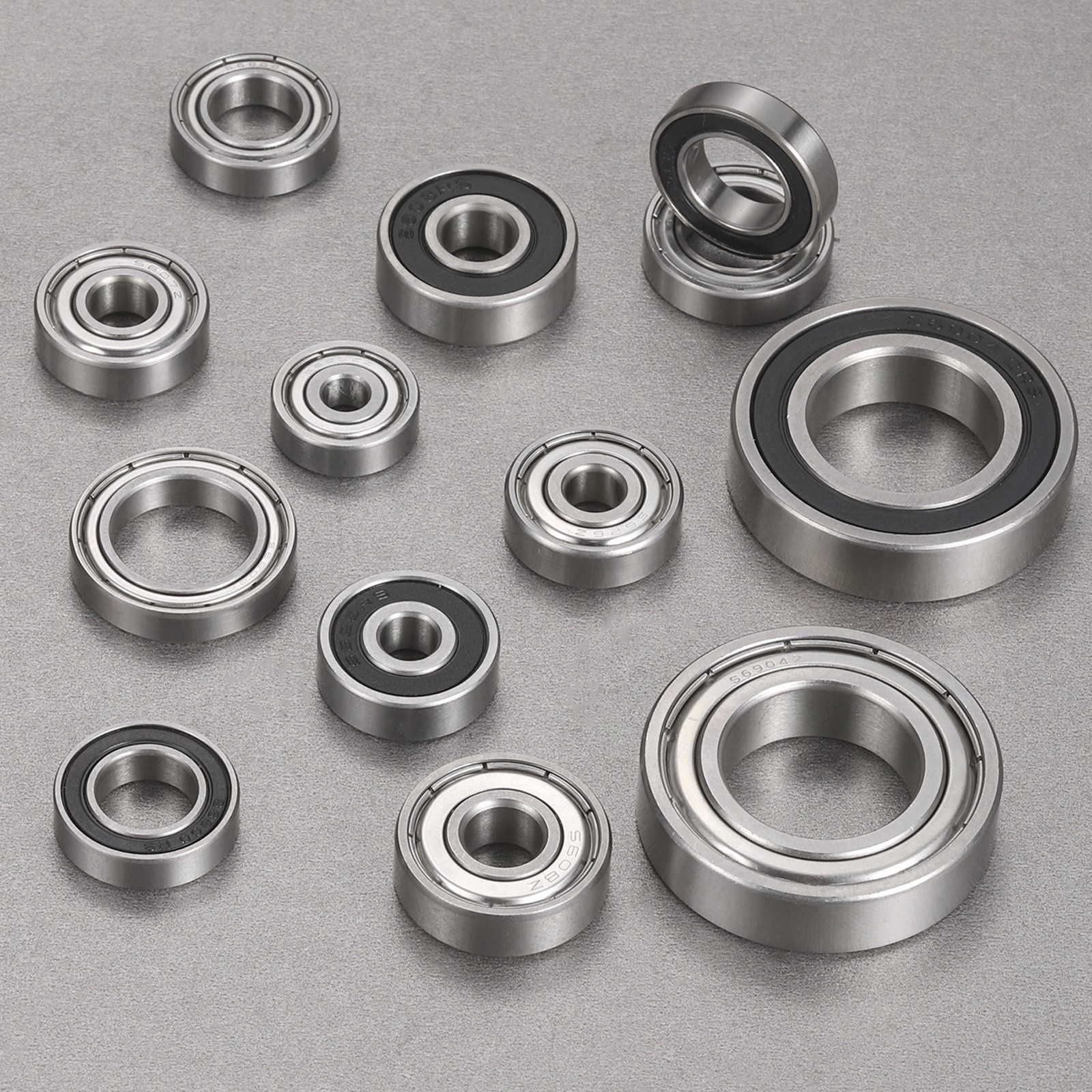 10Pcs S608-2RS Deep Groove Ball Bearing, Double Shielded Ball Bearings