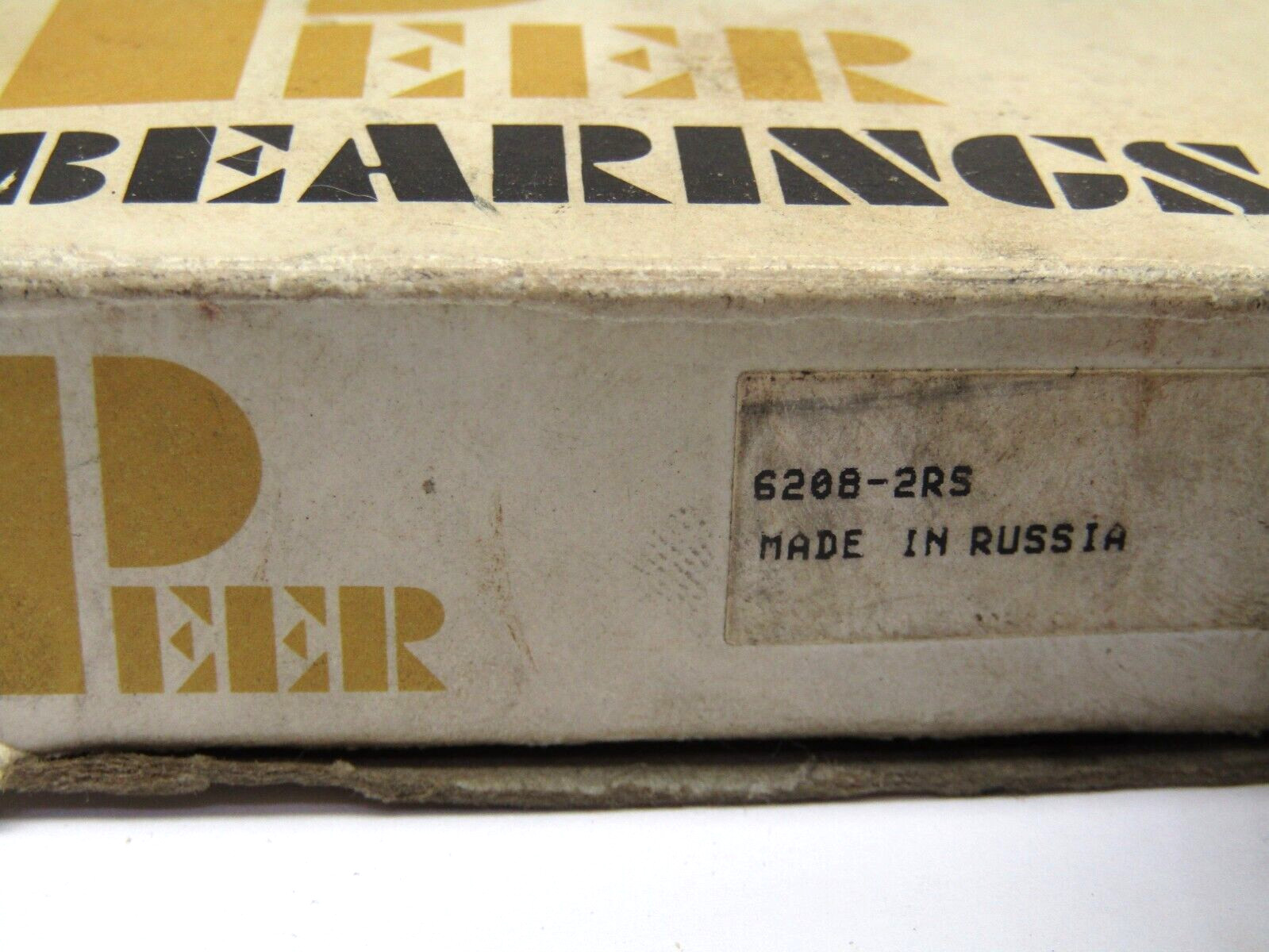 Peer 6208-2RS 40mm X 80mm X 18mm Sealed Bearing