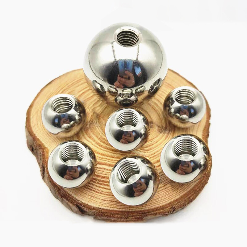 5-20mm Diameter Stainless Steel Solid Ball With M2 Thread / Steel M2 Thread Ball