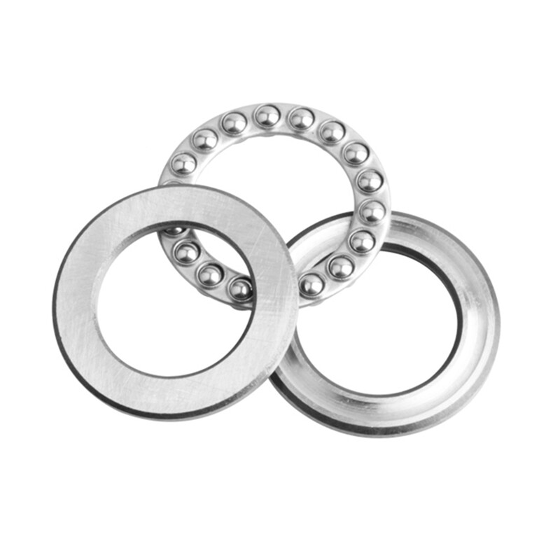 440 Stainless Steel Thrust Ball Bearing Three Parts Bearings S511 / S512 Series