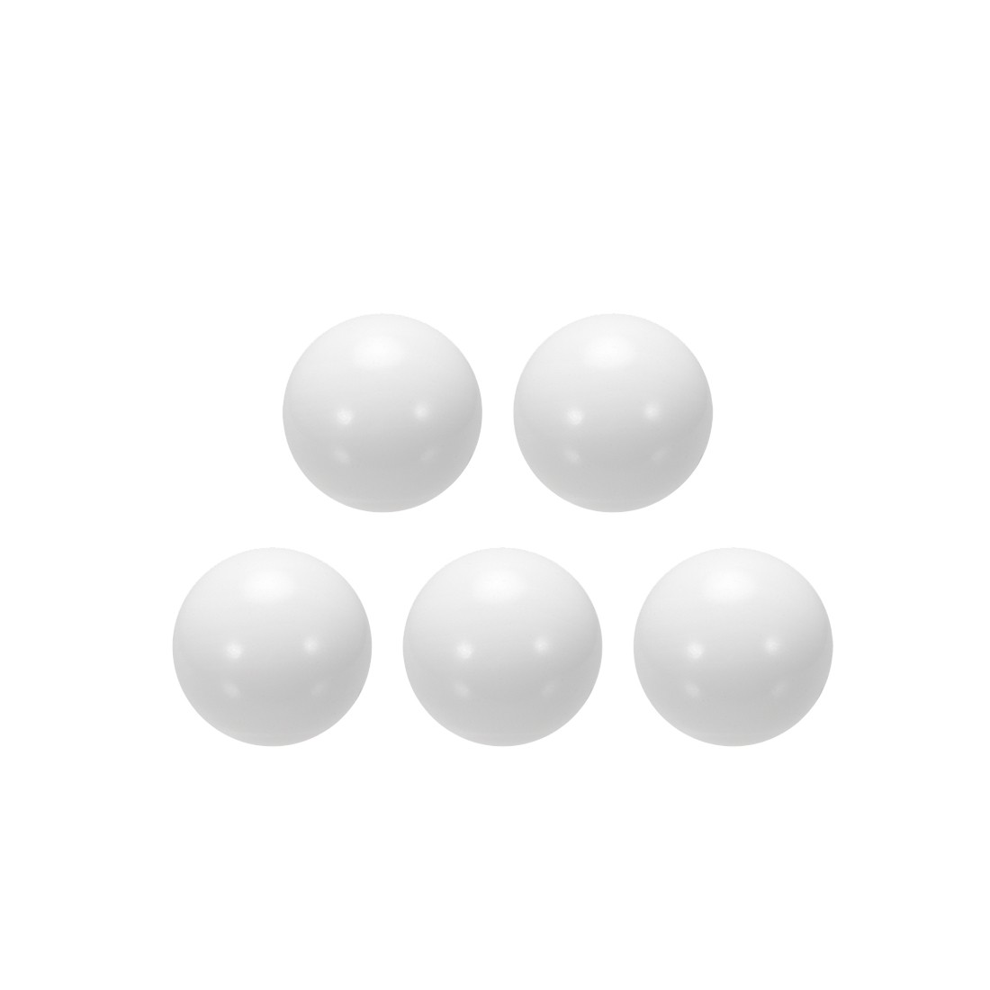 1/2-inch POM Coin Ring Making Balls, Plastic Bearing Ball 5pcs