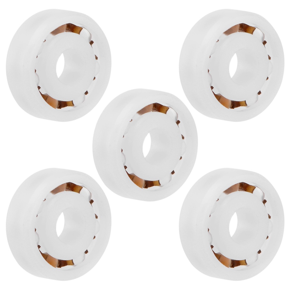 603 POM Plastic Bearings 3x9x3mm Glass Ball Nylon Cage 5pcs