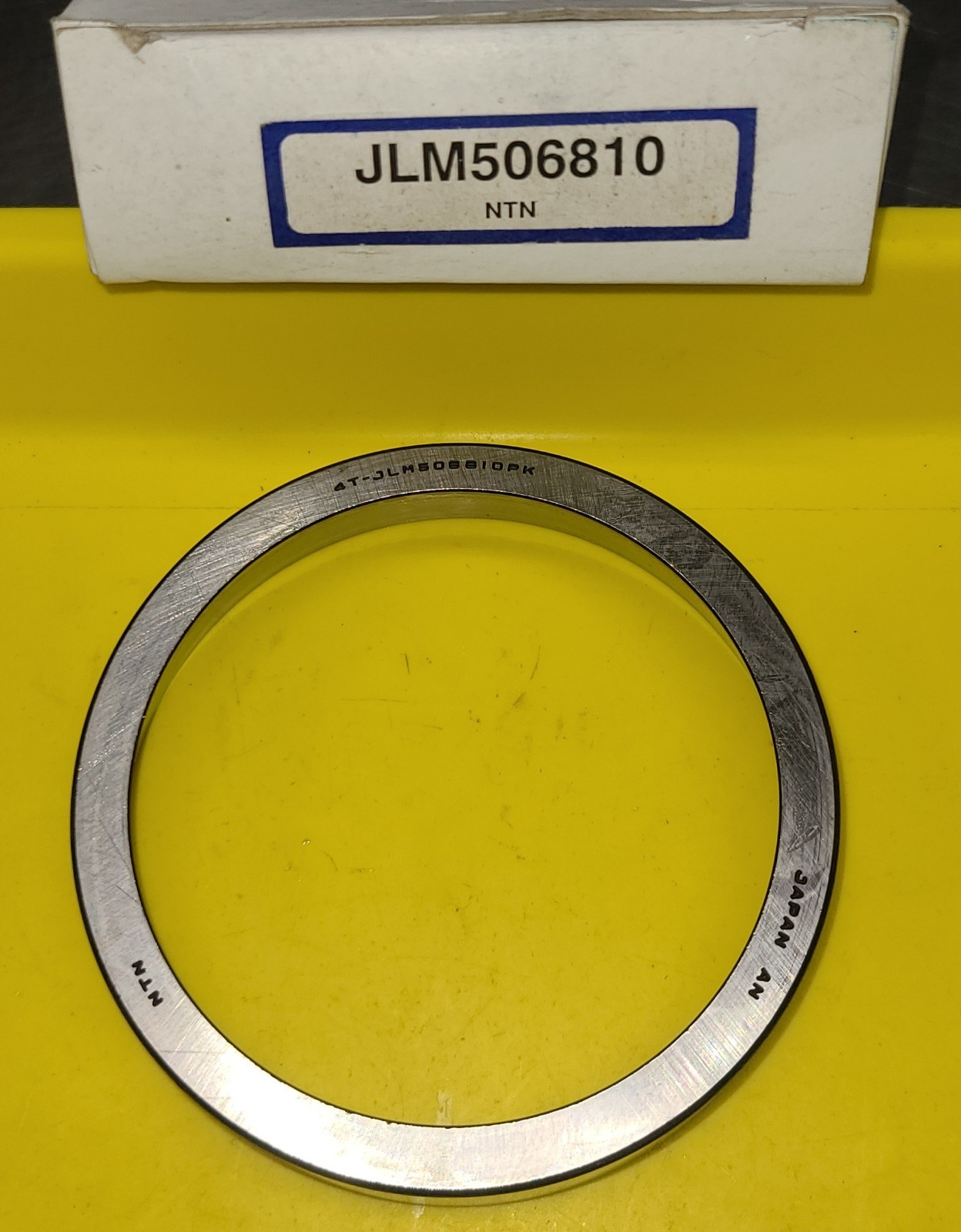 NTN JLM506810 Tapered Roller Bearing Cup, 3.5433″ OD, 0.7283″ Width