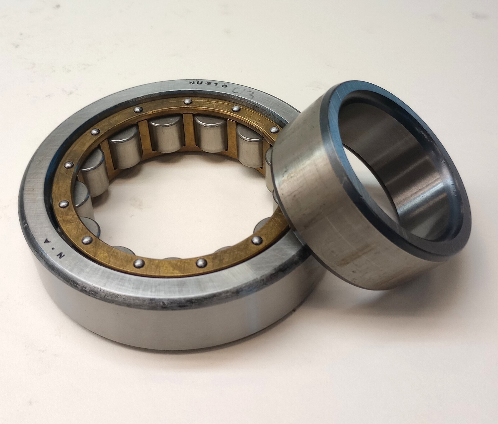 FAG NU310 C3 Cylindrical Roller Bearing 50mm ID X 110mm OD X 27mm W NU310C3