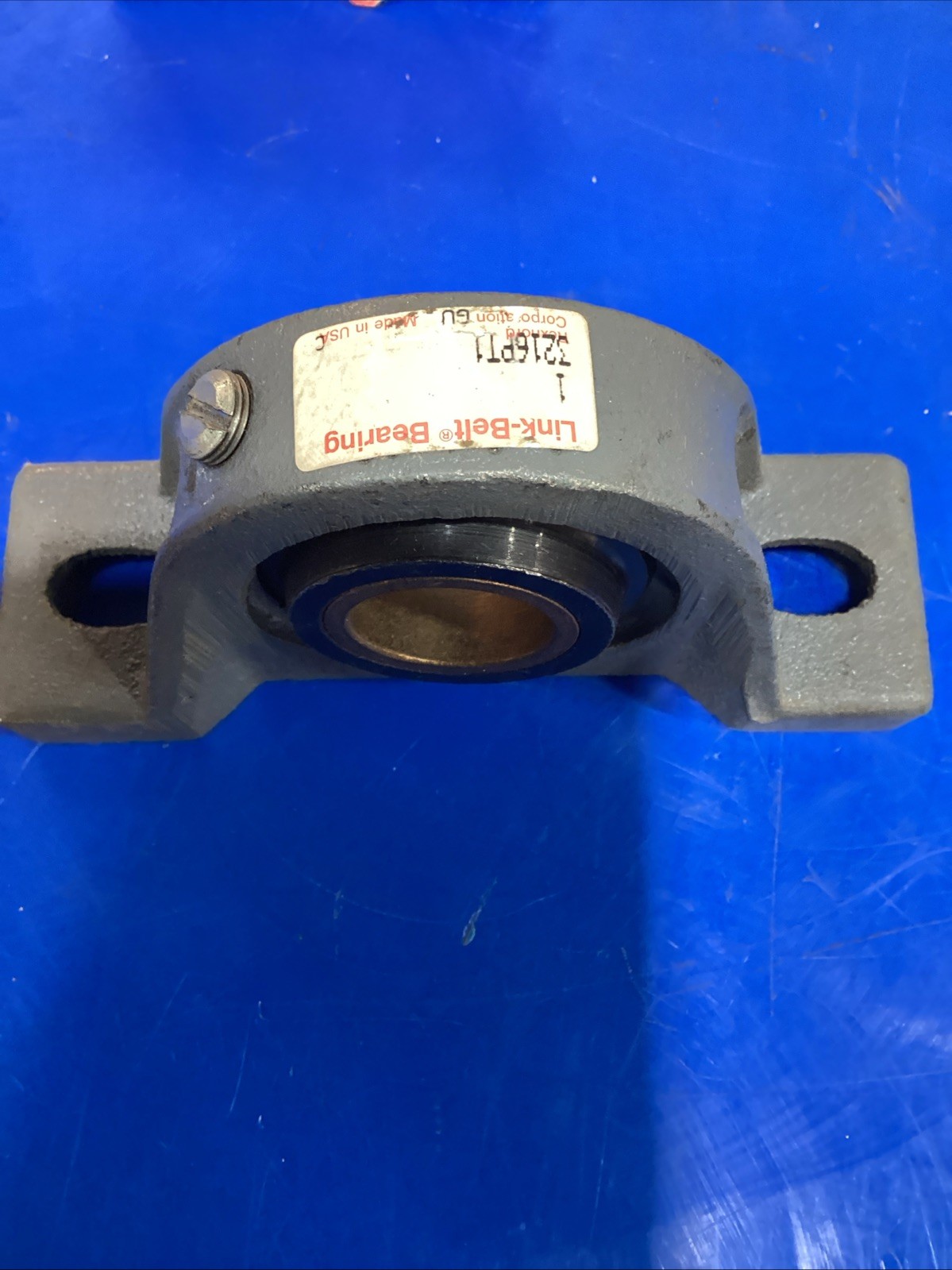 Link Belt 3216PT1 Pillow Block Plain Sleeve Bearing, Two-Bolt Base, 1″ Bore
