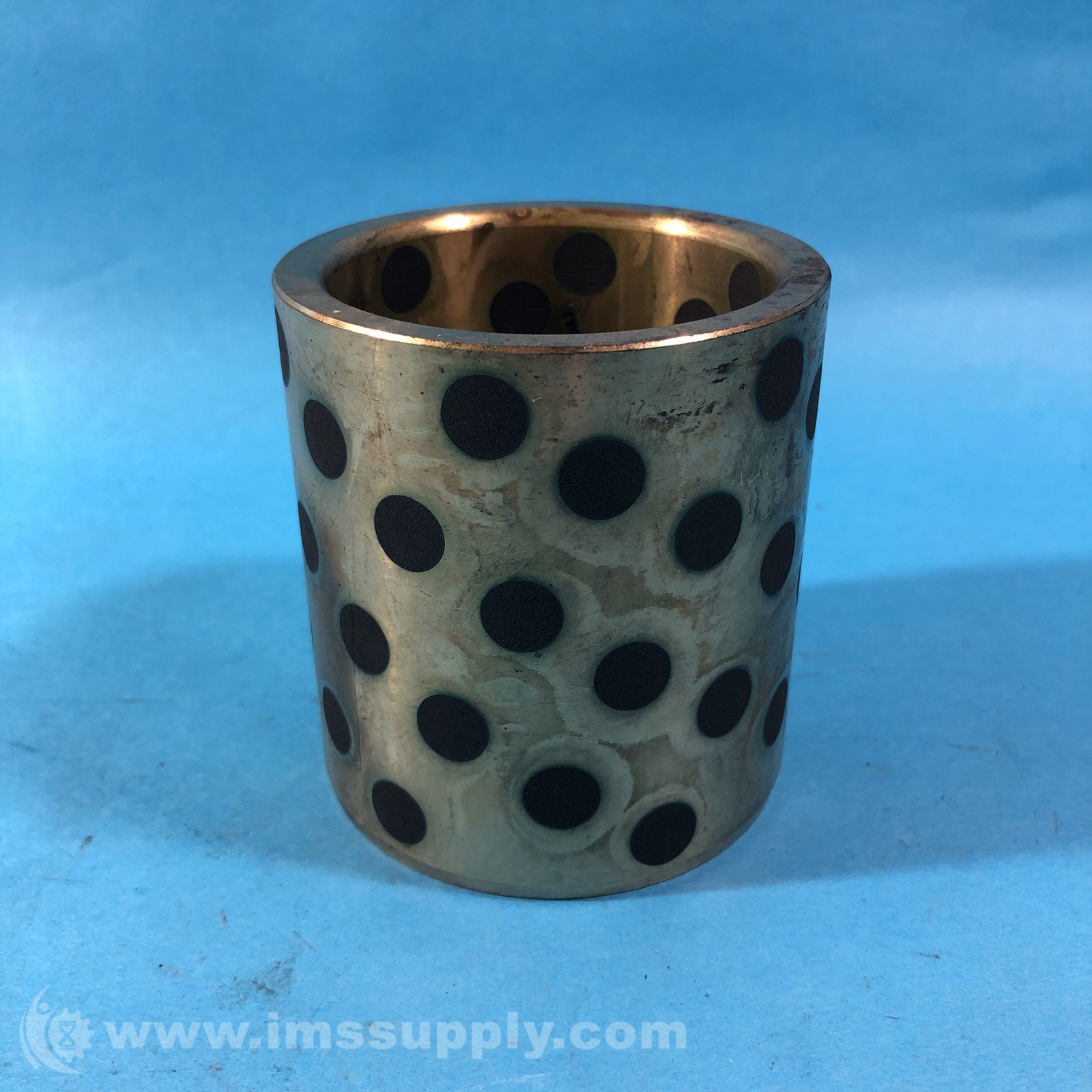 Bronze Straight Sleeve Bushing with Graphite USIP