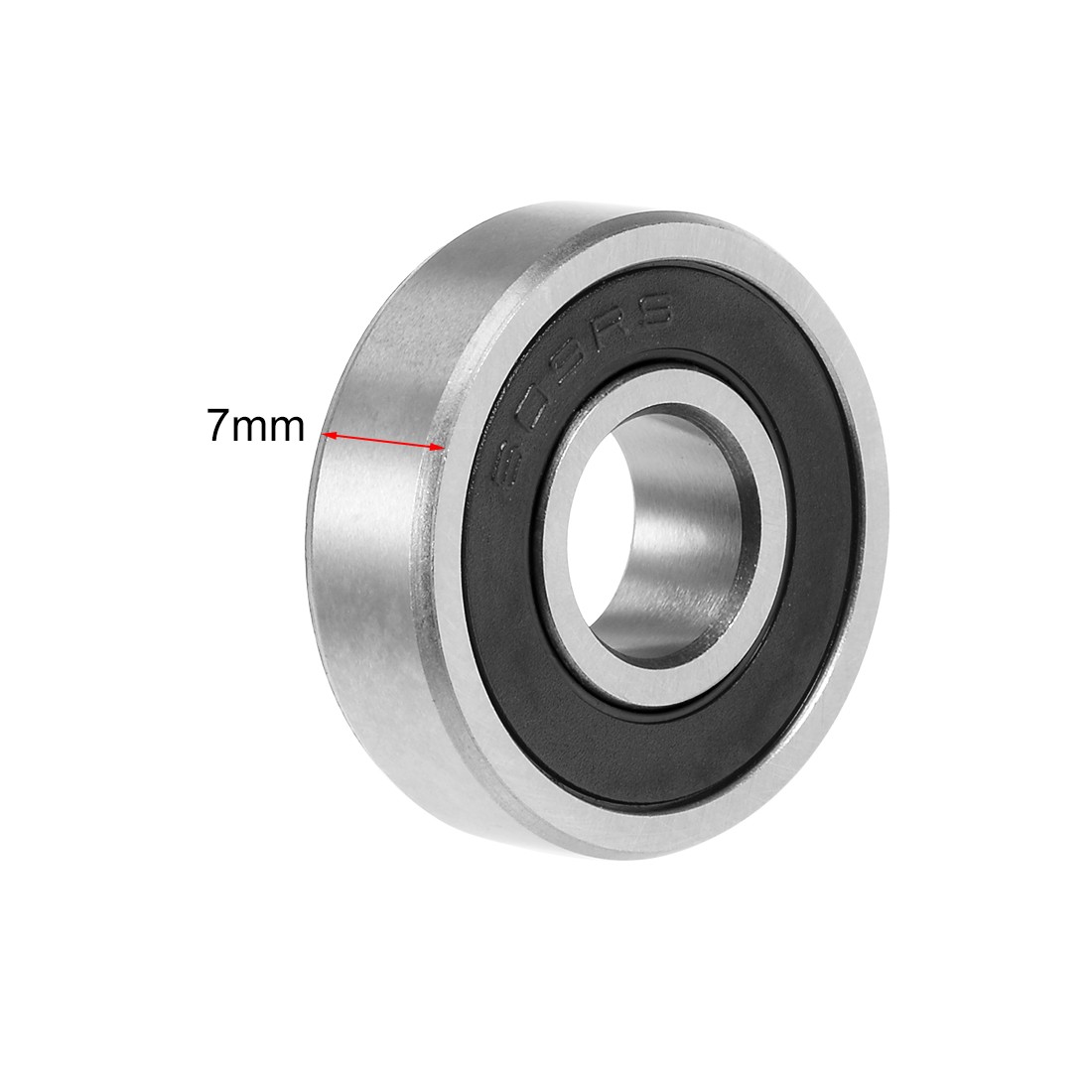 609-2RS Deep Groove Ball Bearing 9x24x7mm Double Sealed Chrome Bearings 2pcs