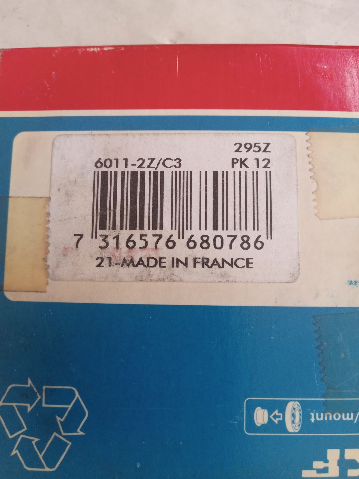 SKF 6011-2Z /C3 BEARING