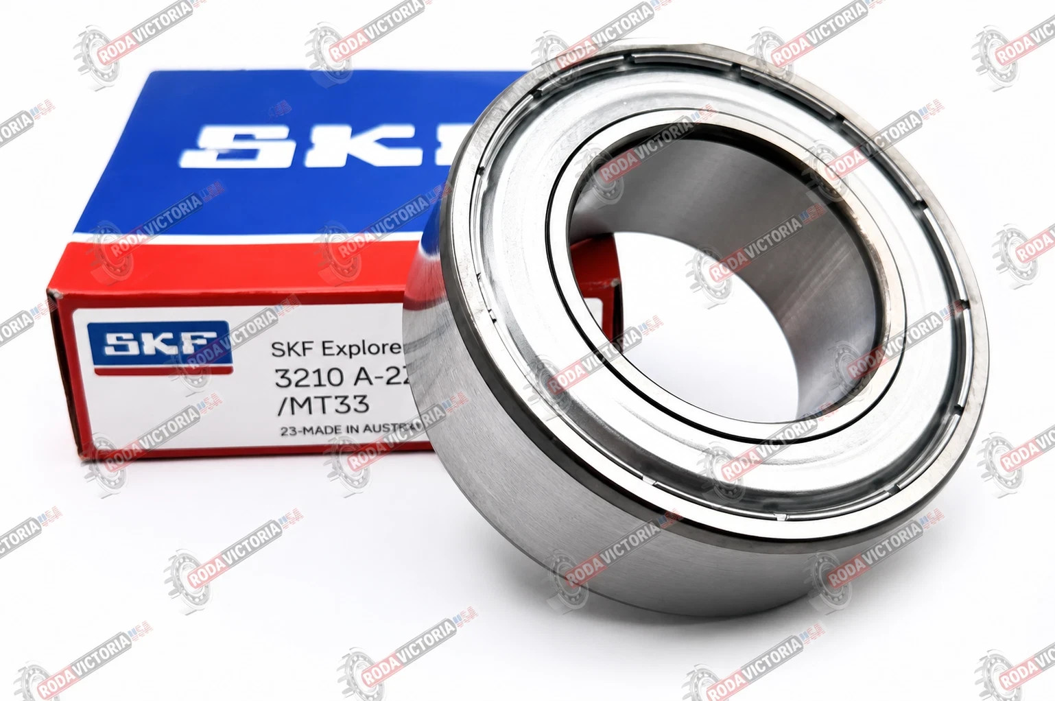 SKF 3210 A 2Z/MT33 Double Row Angular Contact Ball Bearing 50x90x30.2 mm