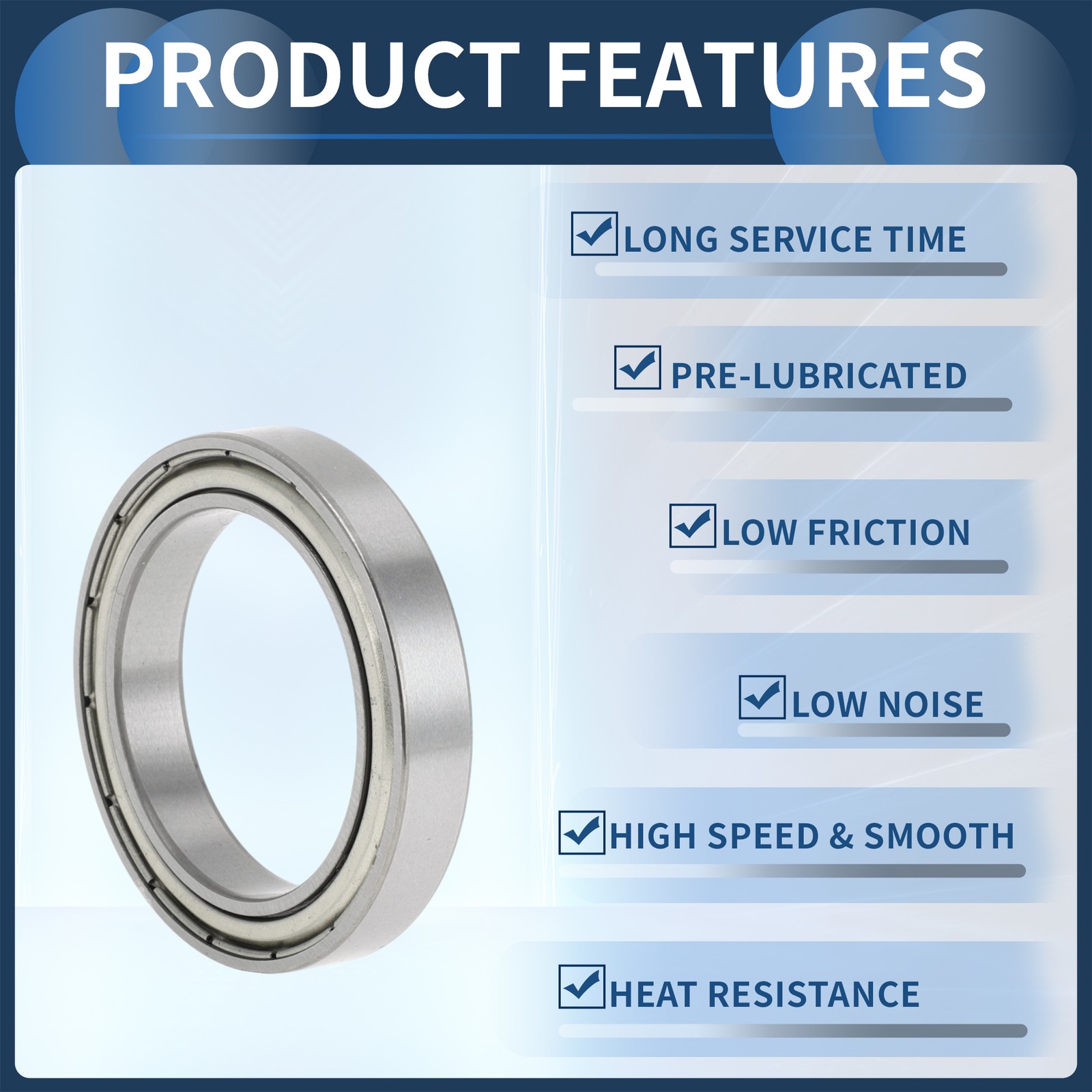 6806ZZ P4 30x42x7mm Deep Throat Bearing 1 for Scooter & Skateboard