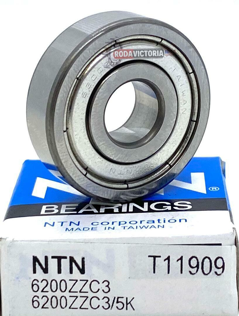 NTN 6200 ZZ C3 5K Deep Groove Ball Bearings 10x30x9mm 6200-2Z