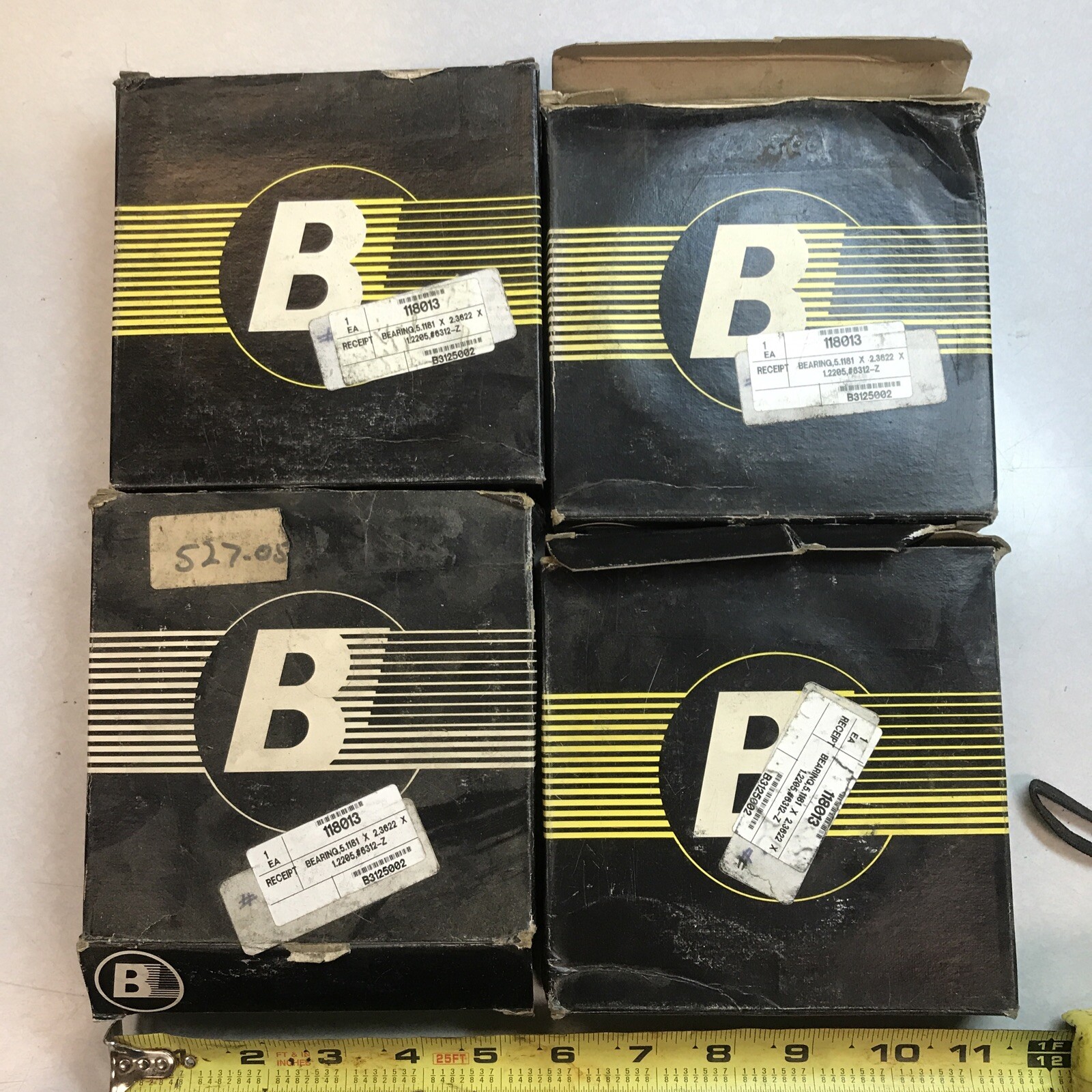 LOT OF FOUR BL BEARINGS LIMITED 5.1181 x 2.3622 x 1.2205 TAM YS 80312