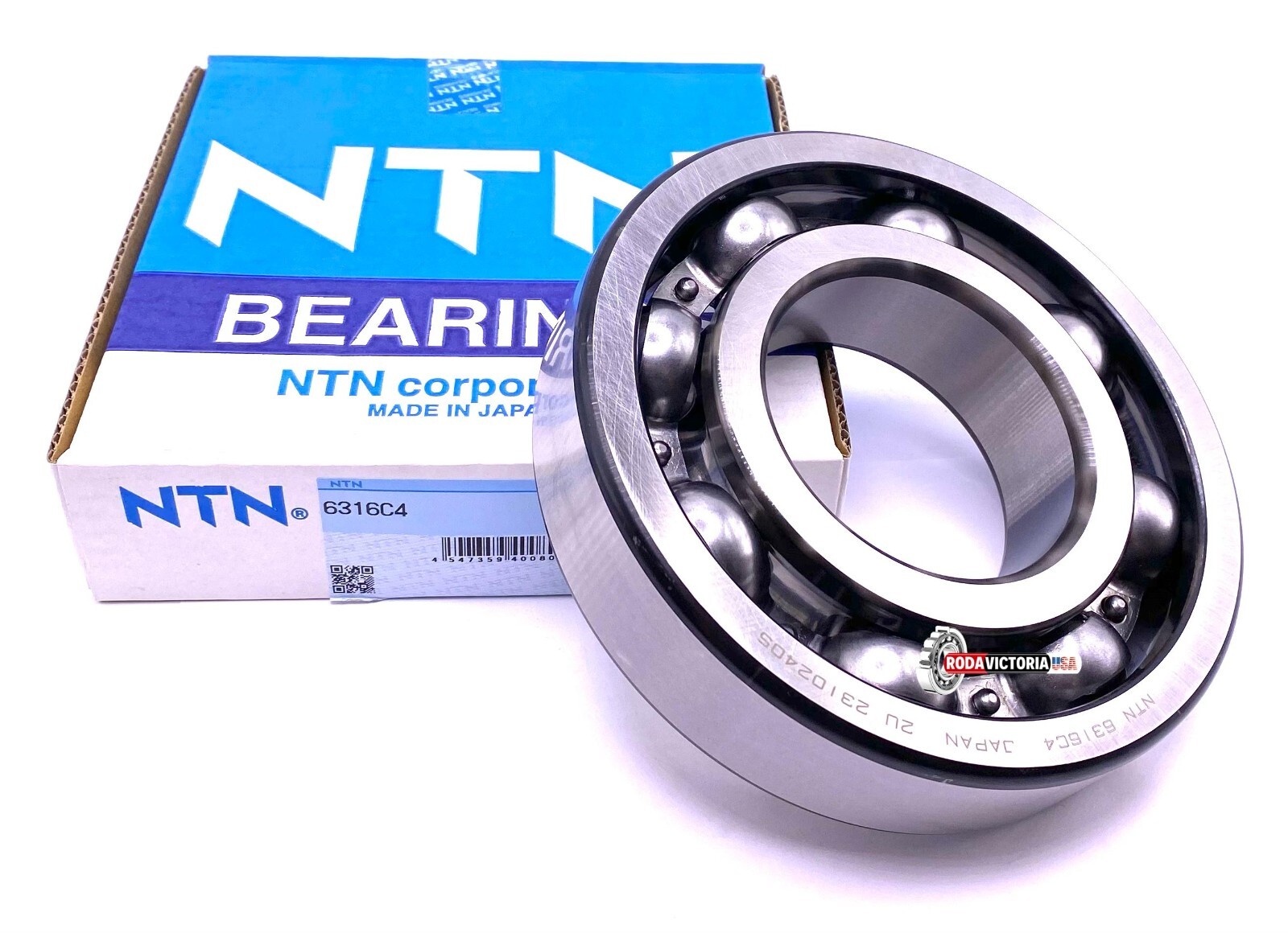NTN Japan 6316 C4 Deep Groove Ball Bearing, Open Type, No Seals 80x170x39 mm