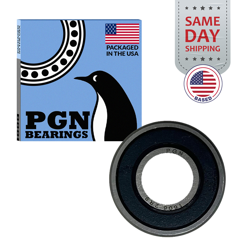 PGN 1606-2RS Bearing – Lubricated Chrome Steel Sealed Ball Bearing