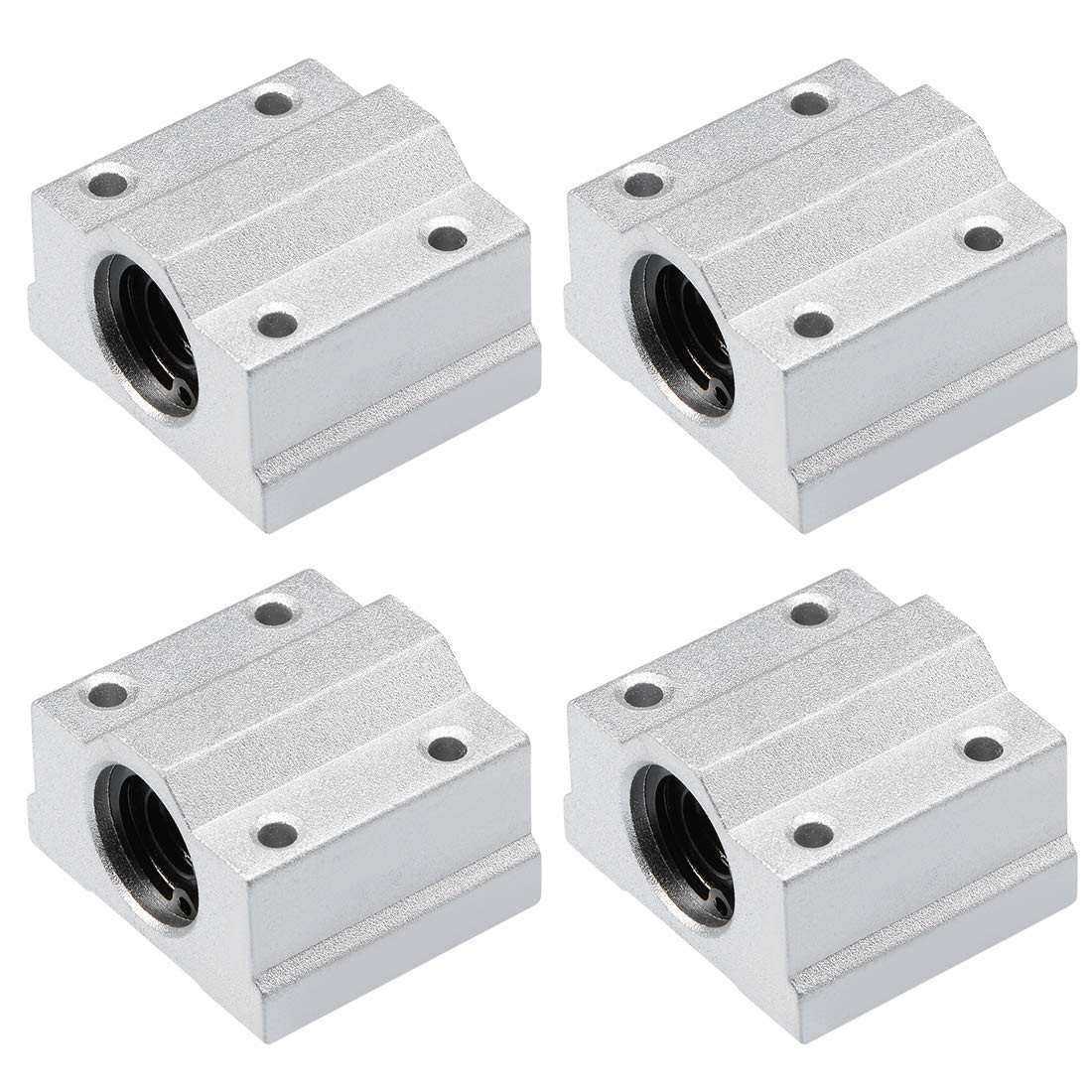 uxcell SCS8UU Linear Ball Bearing Slide Block Units, 8mm Bore Dia (Pack