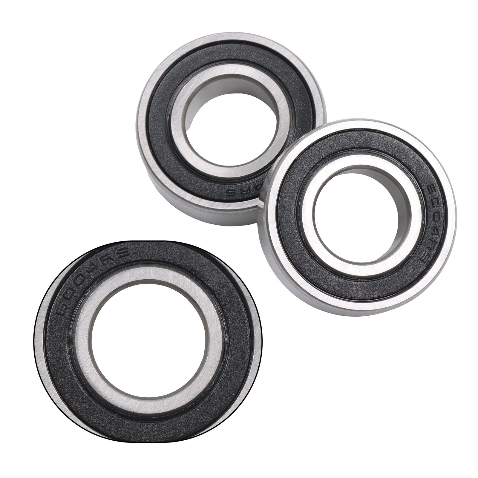 6004-2RS C3 Ball Bearing 20x42x12mm 10 Pcs Premium Rubber Sealed