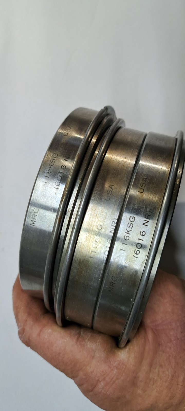 3X MRC 116KSG Bearing Open w/ Snap Ring 80x125x22 mm 116 KSG K-SG C3 6016-NR-C3