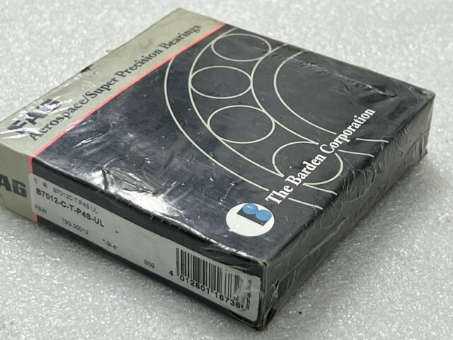 FAG BP012-C-T-P4S-UL Aerospace/Super Precision Spindle Bearings New