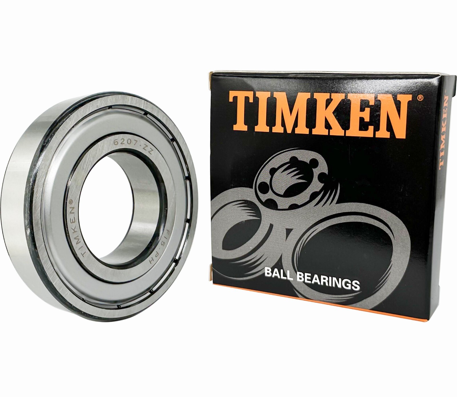 USA TIMKEN 6207-ZZ 35X72X17MM Double Metal Seal Deep Groove Ball Bearings 6207Z