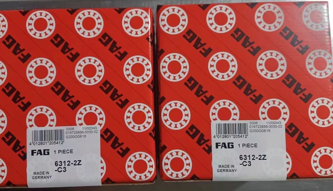 NEW FAG 6312-2Z-C3 Deep Groove Ball Bearing 1PCS #KV