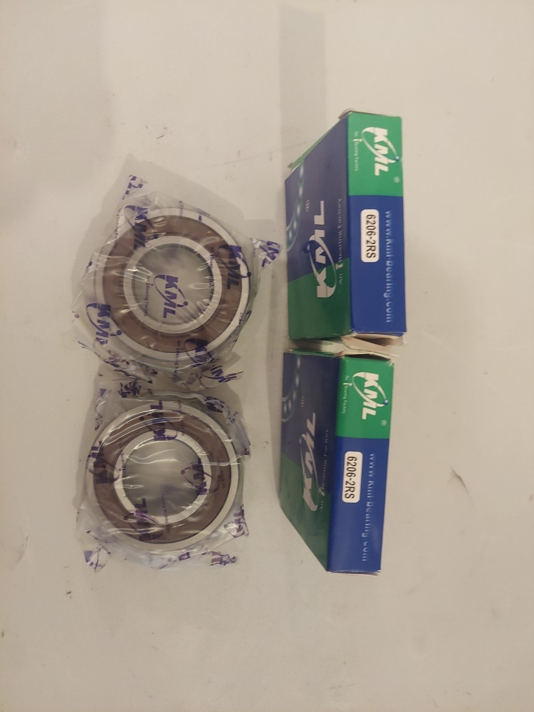 6206-2RS KML BALL BEARING 30X62X16 Pair Qty 2
