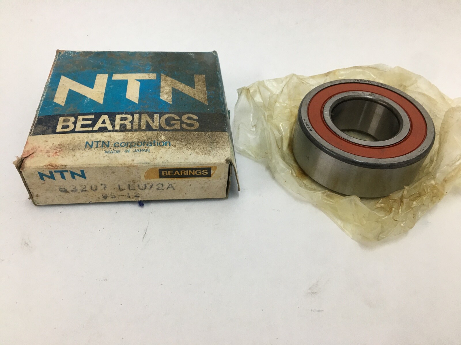 NTN 63207LLU BEARING RUBBER SEALS 35x72x27 mm 63207 LLU 2RS 63207RS LU JAPAN