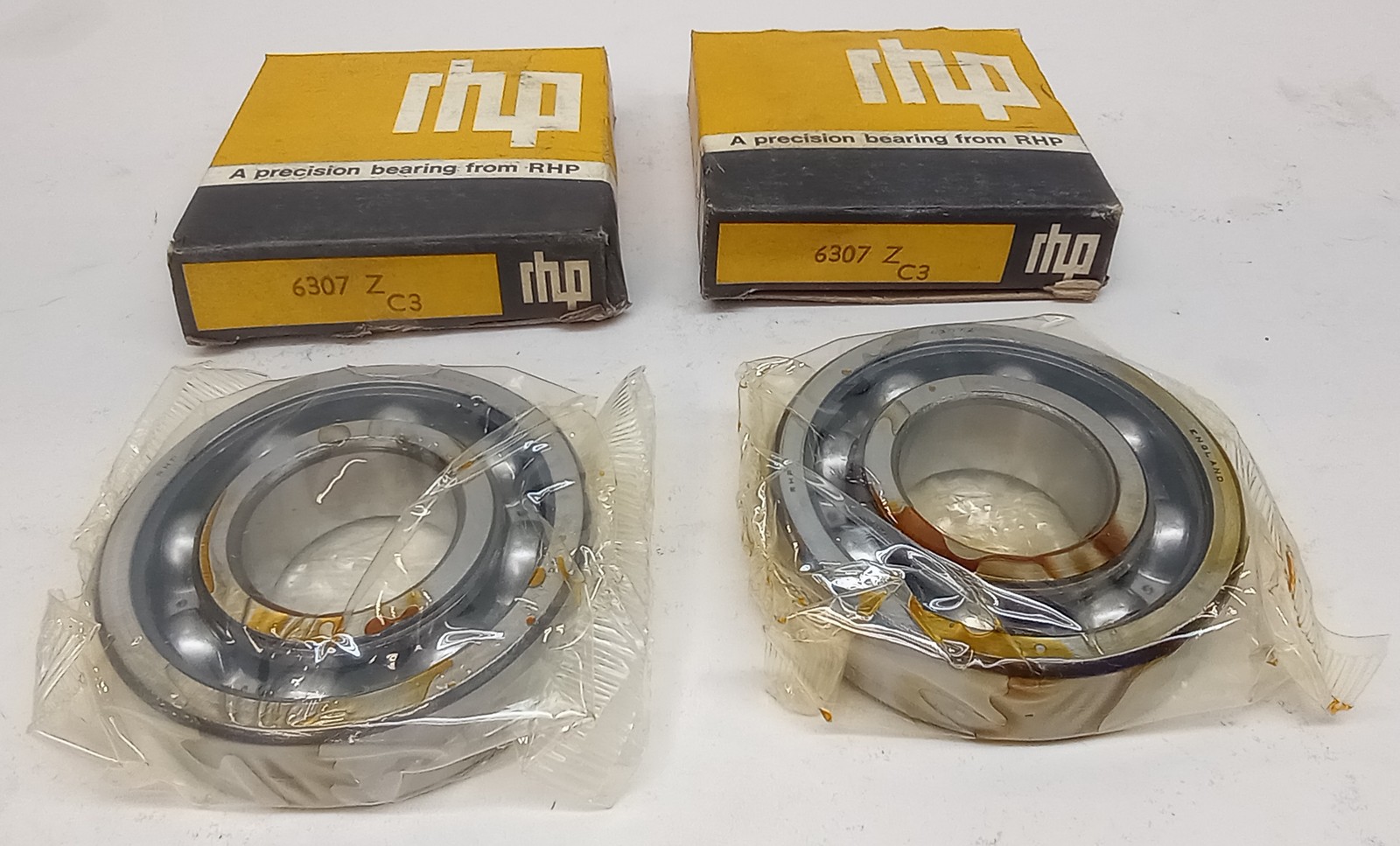 RHP 6307-Z-C3 Ball Bearing Deep Groove 35 x 80 x 21mm 6307 Z C3 (Pack of 2)