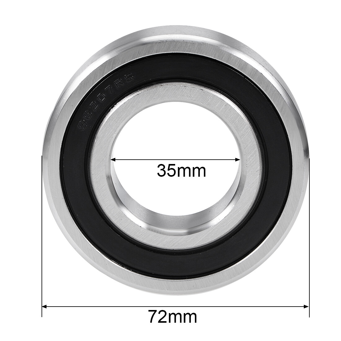 S6207-2RS Stainless Steel Ball Bearing 35x72x17mm Double Sealed 6207RS Bearings