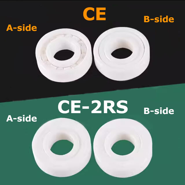 Full Ceramic ZrO2 Zirconium Dioxide Ball Bearings 608CE 6200CE~6210CE 2RS