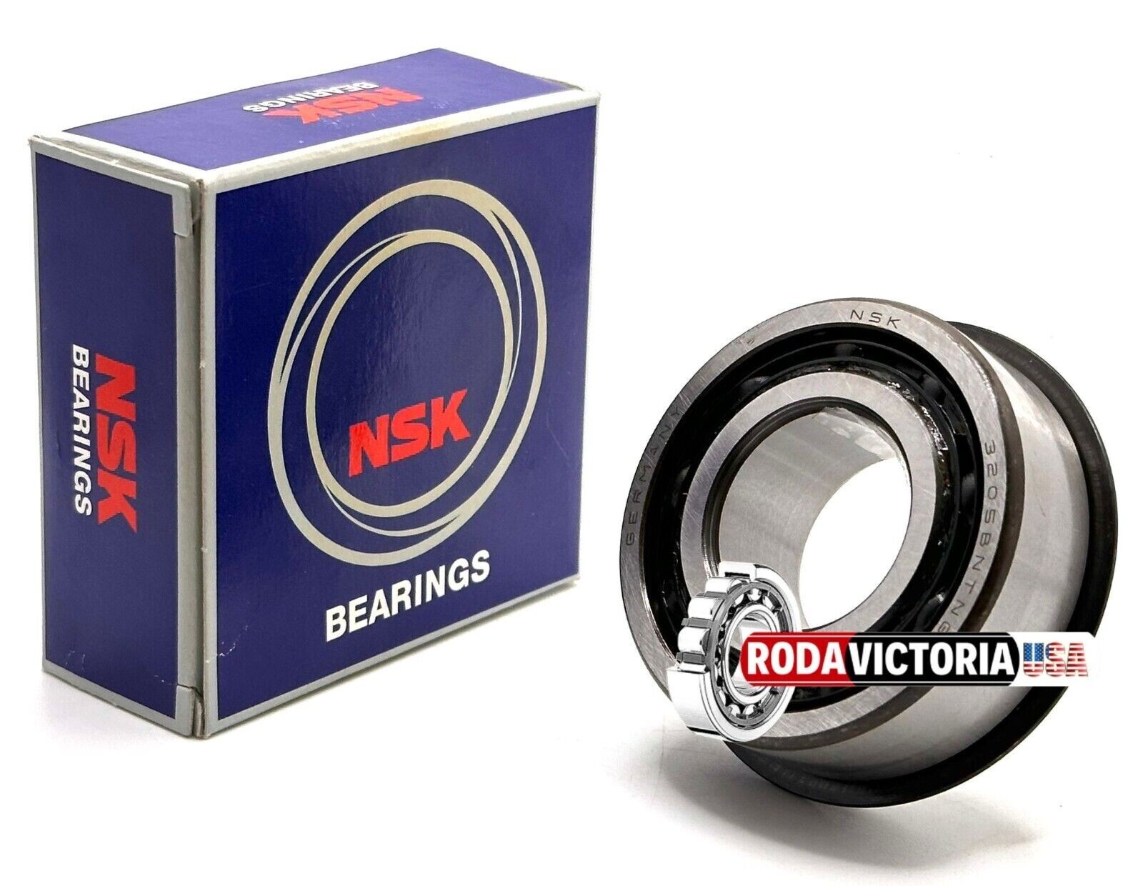NSK 3205 NR TNG C3 ANGULAR CONTACT BEARING + SNAP RING 25x52x20,6 mm 5205 NR